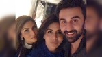 Riddhima Kapoor Sahni poses with Neetu Kapoor and Ranbir Kapoor. Riddhima Kapoor Sahni poses with Neetu Kapoor and Ranbir Kapoor.
