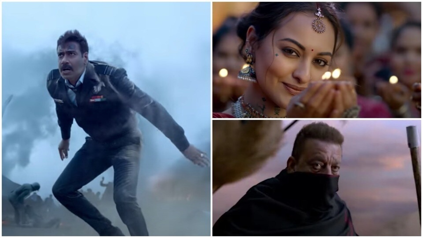 Bhuj teaser: Ajay Devgn, Sanjay Dutt, Sonakshi Sinha bring an action