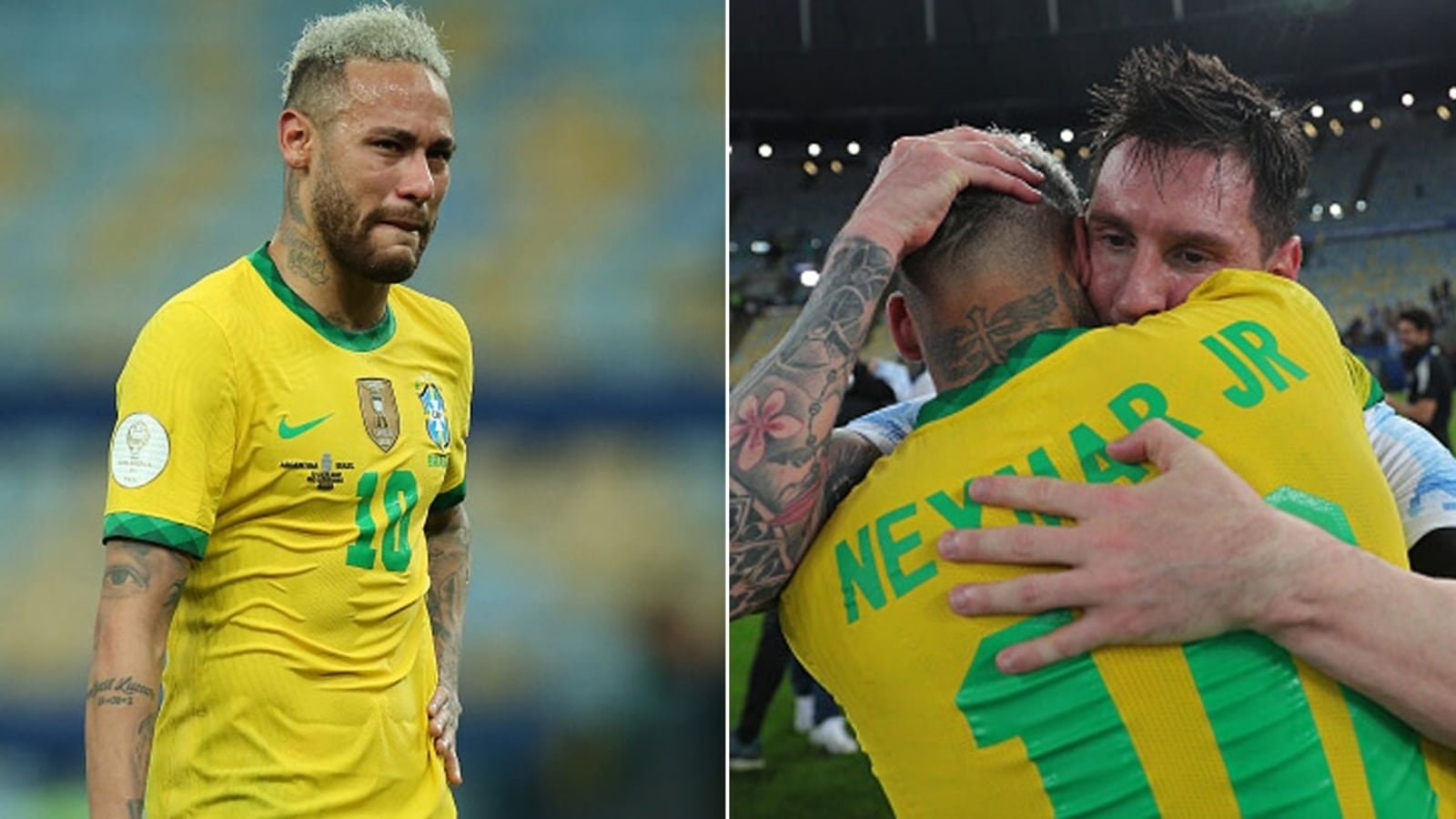 Copa America Final: Neymar breaks down after Brazil's defeat to Argentina,  Messi consoles him with a tight hug - Watch | Football News - Hindustan  Times