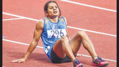 Dutee Chand, who has made it to the Olympics for the second time in a row in the 100m event, is prepping for five to six hours daily! (Photo: Shahbaz Khan/PTI) Dutee Chand, who has made it to the Olympics for the second time in a row in the 100m event, is prepping for five to six hours daily! (Photo: Shahbaz Khan/PTI)