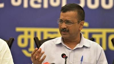 Arvind Kejriwal, Delhi chief minister and Aam Aadmi Party (AAP) national coordinator addressing a press conference in Dehradun on Sunday. (HT Photo) Arvind Kejriwal, Delhi chief minister and Aam Aadmi Party (AAP) national coordinator addressing a press conference in Dehradun on Sunday. (HT Photo)