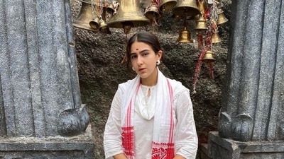 Sara Ali Khan shared pictures from Kamakhya Temple. Sara Ali Khan shared pictures from Kamakhya Temple.