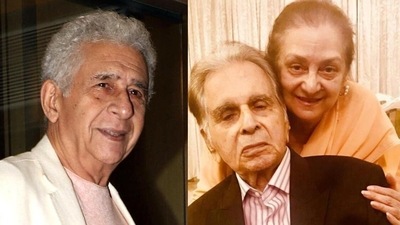 Naseeruddin Shah says Dilip Kumar's wife Saira Banu had visited him at the Hinduja Hospital. Naseeruddin Shah says Dilip Kumar's wife Saira Banu had visited him at the Hinduja Hospital.