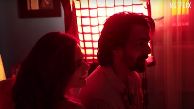 Taapsee Pannu and Harshvardhan Rane in a still from Haseen Dillruba. Taapsee Pannu and Harshvardhan Rane in a still from Haseen Dillruba.