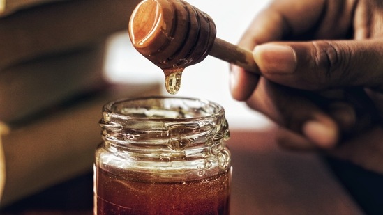 Yogurt and honey: Curd acts as an exfoliator that cleanses the skin while honey adds moisture.(Unsplash)