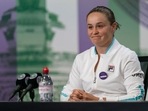 Tennis - Wimbledon - All England Lawn Tennis and Croquet Club, London, Britain - July 10, 2021 Australia's Ashleigh Barty during a press conference after winning the women's singles final against Czech Republic's Karolina Pliskova Pool via REUTERS/Joe Toth