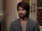 Shahid Kapoor on Koffee with Karan. 