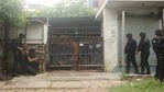 Uttar Pradesh ATS personnel outside the house in Lucknow from where two accused associated with Al-Qaeda were arrested on Sunday.(PTI Photo) Uttar Pradesh ATS personnel outside the house in Lucknow from where two accused associated with Al-Qaeda were arrested on Sunday.(PTI Photo)