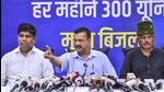 Delhi chief minister Arvind Kejriwal addresses a press conference in Dehradun on Sunday, July 11. (PTI)