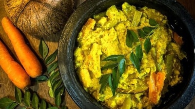 Avial: This dish consists of various vegetables prepared with yogurt, coconut and curry leaves.  (Instagram/@kaleidoscopeww80)