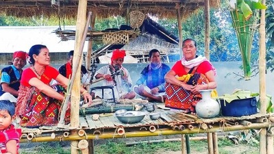 Ali Aye Ligang festival: This spring festival is celebrated by the Mishing tribe during mid-February.  (Instagram/@gulsonmili_official)