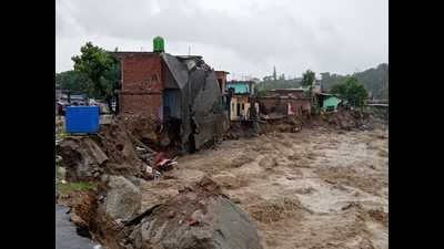 All rivers and rivulets in Dharamshala and Palampur besides Kullu were in spate as rain lashed the region since Sunday night. Manjhi rivulet that was flowing dangerously close to settlements damaged three houses and some shops were damaged in Chetru and Bagli area near Dharamshala. (Representative Image/HT File) All rivers and rivulets in Dharamshala and Palampur besides Kullu were in spate as rain lashed the region since Sunday night. Manjhi rivulet that was flowing dangerously close to settlements damaged three houses and some shops were damaged in Chetru and Bagli area near Dharamshala. (Representative Image/HT File)