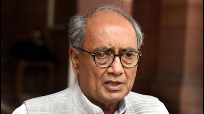 Congress MP in the Rajya Sabha Digvijaya Singh. (HT archive)