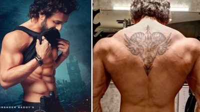 Akhil Akkineni's transformed look for Telugu film Agent. Akhil Akkineni's transformed look for Telugu film Agent.
