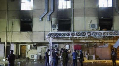 In April, a fire caused by an oxygen tank explosion at a Covid-19 hospital in Baghdad took at least 82 lives while 110 people were also injured. (File photo for representation) In April, a fire caused by an oxygen tank explosion at a Covid-19 hospital in Baghdad took at least 82 lives while 110 people were also injured. (File photo for representation)