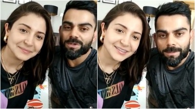Anushka Sharma nails effortless vibes in ₹5k Pride T-shirt with Virat Kohli (Instagram/@rahulnarainkanal) Anushka Sharma nails effortless vibes in ₹5k Pride T-shirt with Virat Kohli (Instagram/@rahulnarainkanal)