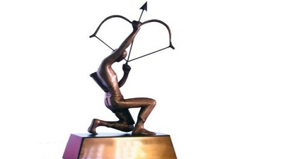 The Arjuna award: file photo (Twitter) The Arjuna award: file photo (Twitter)