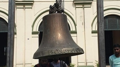 The bell was rung in an emergency. It is recorded that instructions were given for the bell to be rung in case of any attack during the turbulent times of 1857, when Constantia palace was roughly fortified, he said. (sourced) The bell was rung in an emergency. It is recorded that instructions were given for the bell to be rung in case of any attack during the turbulent times of 1857, when Constantia palace was roughly fortified, he said. (sourced)