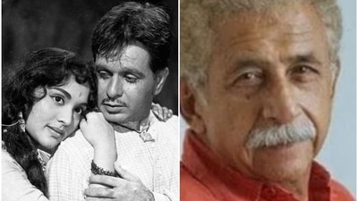 Naseeruddin Shah and Dilip Kumar worked together in the film Karma. Naseeruddin Shah and Dilip Kumar worked together in the film Karma.