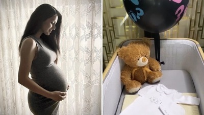 Geeta Basra and Harbhajan Singh gave a peek at their baby boy’s crib.