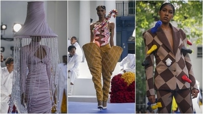 Pyer Moss pays tribute to Black inventors overlooked by history with couture show (AP ) Pyer Moss pays tribute to Black inventors overlooked by history with couture show (AP )