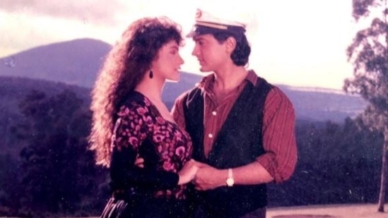 Pooja Bhatt and Aamir Khan in a still from Dil Hai Ke Manta Nahin.