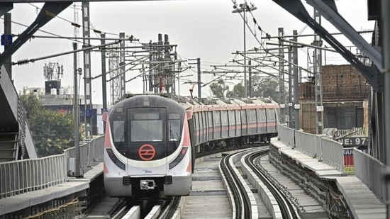 Train services between Majlis Park to Mayur Vihar Phase-1, and IP Extension to Maujpur or Shiv Vihar sections, will operate normally between July 12 to 15. (Anushree Fadnavis / HT Photo) Train services between Majlis Park to Mayur Vihar Phase-1, and IP Extension to Maujpur or Shiv Vihar sections, will operate normally between July 12 to 15. (Anushree Fadnavis / HT Photo)