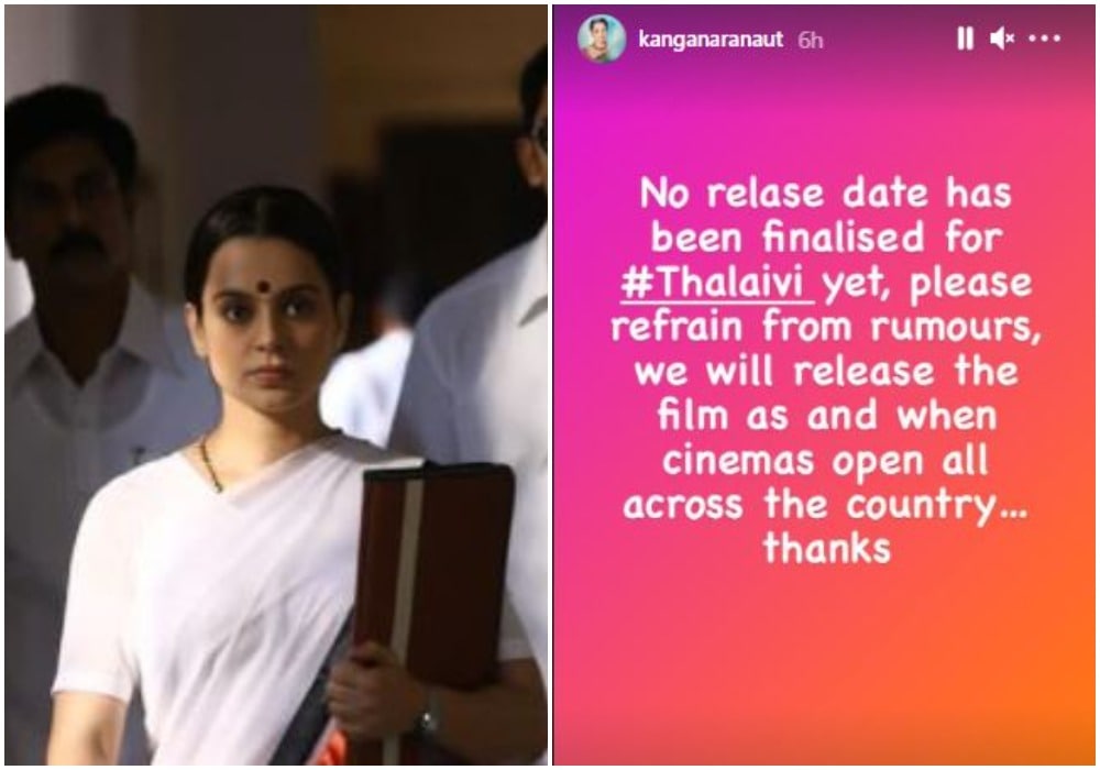 Thalaivi will be a Tamil-Hindi bilingual film.