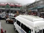 The Uttarakhand government has tightened the Covid curbs after rush of tourists in Mussoorie and Nainital.(ANI Photo) The Uttarakhand government has tightened the Covid curbs after rush of tourists in Mussoorie and Nainital.(ANI Photo)