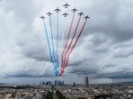 Last year, the Bastille Day celebrations were largely muted due to the Covid-19 pandemic.(AP) Last year, the Bastille Day celebrations were largely muted due to the Covid-19 pandemic.(AP)
