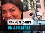 Sushmita Sen’s boyfriend Rohman Shawl escapes accident during shoot, shares clip