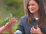 Shweta Tiwari as seen in a clip of Khatron Ke Khiladi 11. 