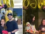 Neha Kakkar celebrates with Rohanpreet Singh. Neha Kakkar celebrates with Rohanpreet Singh.
