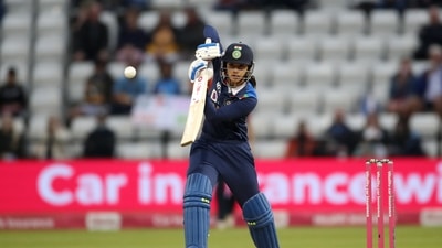 India's Smriti Mandhana in action. (Action Images via Reuters)