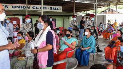 Manipur state reported 796 new Covid-19 positive cases, taking the state’s total infection tally to 79,417. The total number of active cases have increased to 7,706. (PTI)