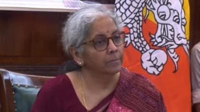 Finance minister Nirmala Sitharaman at the launch of BHIM-UPI in Bhutan on Tuesday, July 13. (ANI) Finance minister Nirmala Sitharaman at the launch of BHIM-UPI in Bhutan on Tuesday, July 13. (ANI)