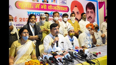 Sanjay Singh is Uttar Pradesh in-charge of AAP. (PTI)