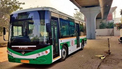 DMRC will induct 25 e-buses by next month. (Sourced)