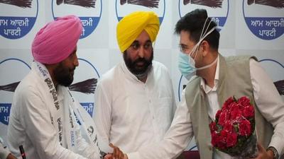 Grewal left AAP ahead of the 2019 Lok Sabha elections and joined Congress as the party’s state general secretary. (ANI)