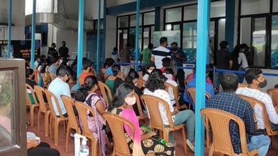 Beneficiaries wait to get a dose of Covid-19 vaccine at a vaccination centre in south Goa (ANI/File photo)