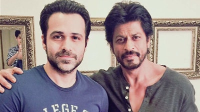 Emraan Hashmi poses with Shah Rukh Khan. Emraan Hashmi poses with Shah Rukh Khan.