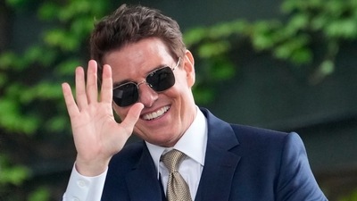 Tom Cruise was in London to watch Wimbledon and Euro 2020 final over the weekend. (AP)