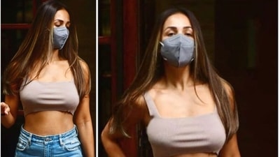 Malaika Arora in crop top and ripped denims is a mood, Masaba Gupta calls her hot (Instagram/@malaikaaroraofficial) Malaika Arora in crop top and ripped denims is a mood, Masaba Gupta calls her hot (Instagram/@malaikaaroraofficial)