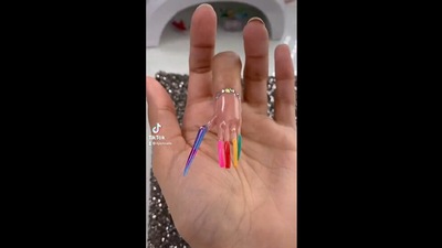 A picture of the nail extension design. (Instagram/@ilysmnails) A picture of the nail extension design. (Instagram/@ilysmnails)