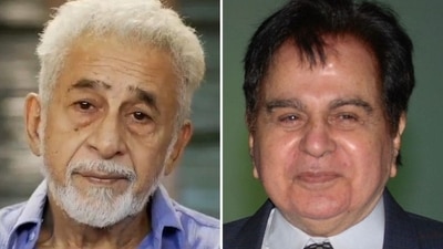 Naseeruddin Shah paid tribute to Dilip Kumar in an opinion piece for a publication. (Dilip Kumar photo from Getty Images) Naseeruddin Shah paid tribute to Dilip Kumar in an opinion piece for a publication. (Dilip Kumar photo from Getty Images)