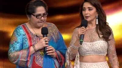 Shagufta Ali visited Dance Deewane recently.