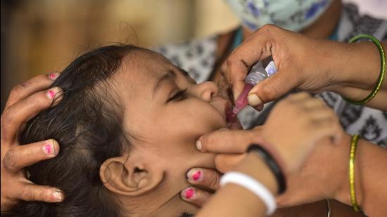 As per the district health office, Pune district has 173,338 children to be vaccinated in 2021-22, which is 14,445 to be vaccinated monthly. (Anshuman Poyrekar/HT PHOTO)