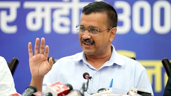 Arvind Kejriwal has been visiting other poll-bound states and promising free electricity if his party's government comes to power.(ANI File Photo)