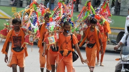 The Kanwar Yatra is an annual pilgrimage undertaken by the devotees of Lord Shiva. (AFP FILE PHOTO)