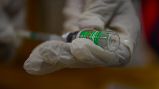 A medical staff prepares a jab of the Covishield, AstraZeneca-Oxford's Covid-19 coronavirus vaccine. (AFP)